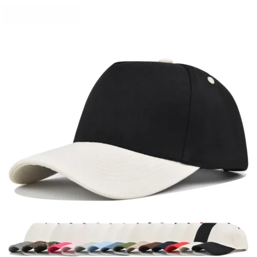 Two-Tone Five-Panel Mesh Trucker Cap