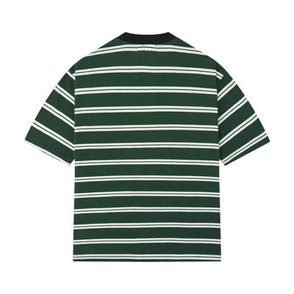 H0dec5fd8bc6e4470a79cb359f40d179b0.webp Unisex Retro Striped Cotton T-Shirt