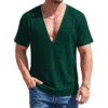 H0f33436e871c4077a025436a0363b8178.png_960x960q80.png Men's Knit Deep V-Neck T-Shirt