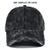 Acid-Wash Denim Dad Cap