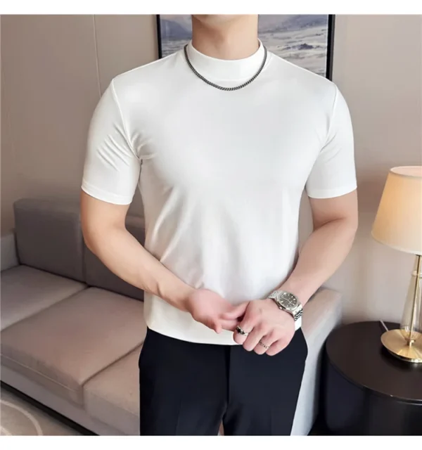Men's Wrinkle-Resistant Cotton Crew-Neck T-Shirt