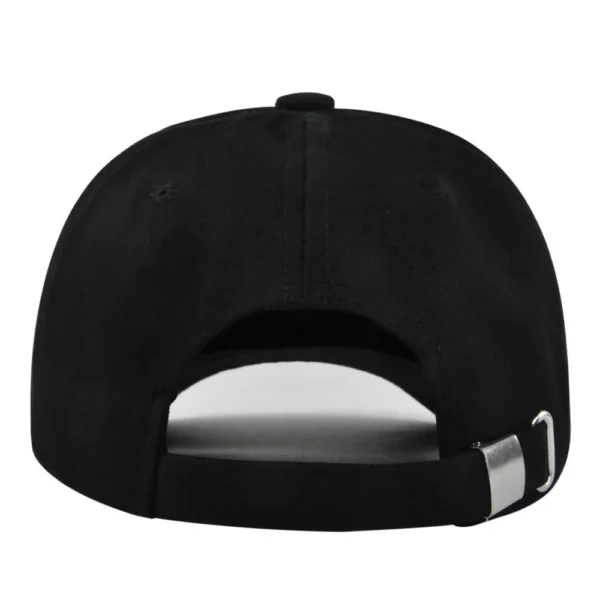 Solid Cotton Six-Panel Baseball Cap