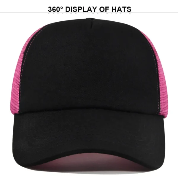 Soft-Crown Five-Panel Mesh Trucker Cap
