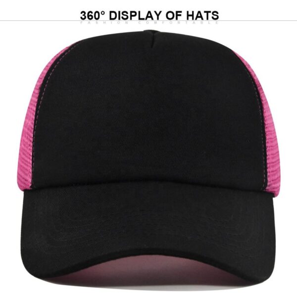 Soft-Crown Five-Panel Mesh Trucker Cap