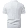 H311b9a567620451eb53e3e60244262f2D.webp Men's Knit Polo-Collar T-Shirt
