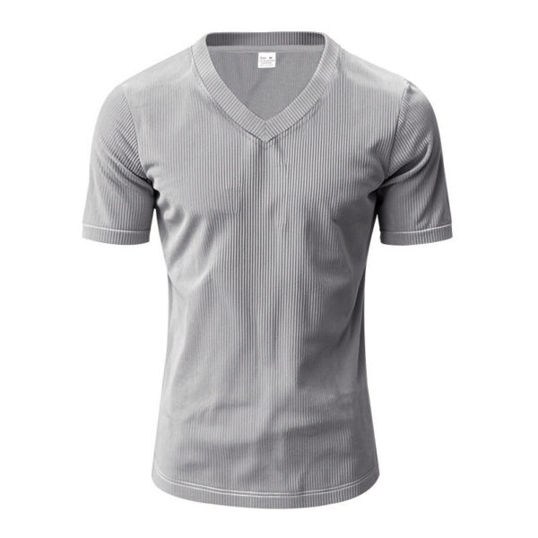 H354c9271019d4e84b9a8161ff6e1cf51K.jpg_960x960q80.jpg Men's Textured V-Neck T-Shirt