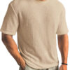 H3595d3e957214a6c82acb2459a1dd4abF.jpg_960x960q80.jpg Men's Waffle-Knit Crew-Neck T-Shirt