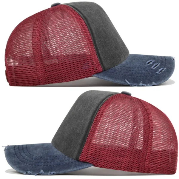 H38e53b464eb745c4b9b32ddfe69c1adco.webp 5-Panel Mesh Trucker Cap