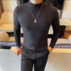 H391985a1554f4892a6873019aaf68a50X.png_960x960q80.png Men's High-Neck Knit Long-Sleeve T-Shirt
