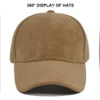 H39afe71ffffb4acea074f0ad7ef4dd9cy.webp Faux Suede Baseball Cap
