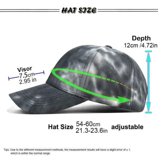 H3c35c79981444a06b5a281a80254cd61S.webp Vintage Tie-Dye Baseball Cap