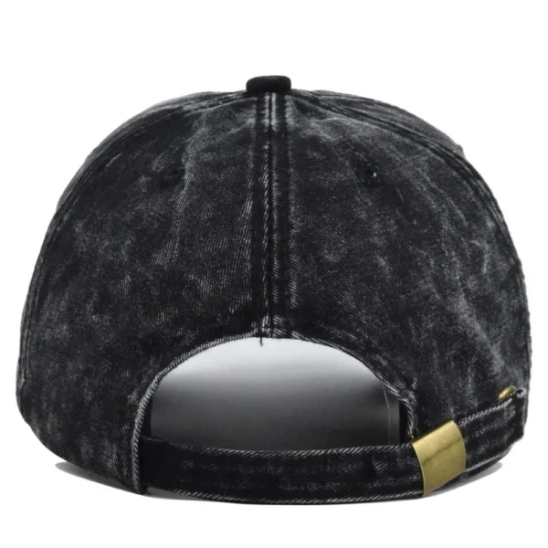 Acid-Wash Denim Dad Cap