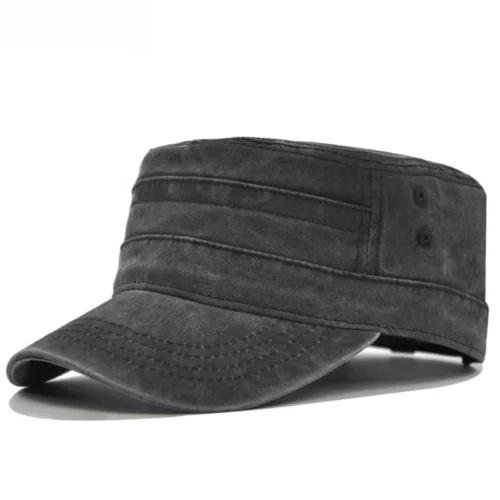 H47895e77104d44d988a9da67c20b92fbT.webp Vintage Washed Cotton Cadet Cap