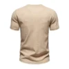 H4b58773dd3184bc5b69d0b0a795a22bee.webp Men's Knit V-Neck Casual T-Shirt