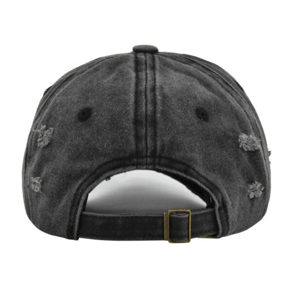 Distressed Washed Six-Panel Dad Cap