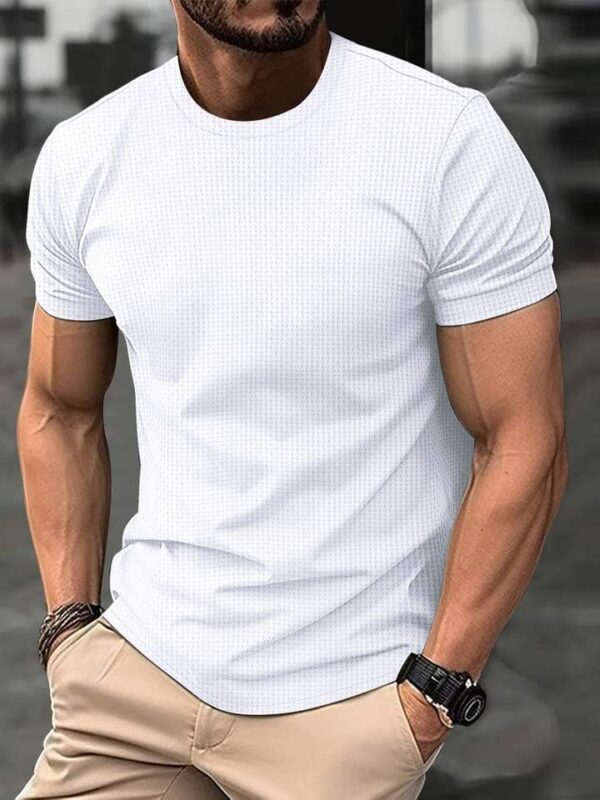 H6671e8fc5cee4129935121c336646a17i.jpg_960x960q80.jpg Men's Jacquard Crew-Neck Performance T-Shirt