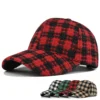 H66fb5ffc850d477cab3651c4487e6b80a.webp Houndstooth Tweed Baseball Cap