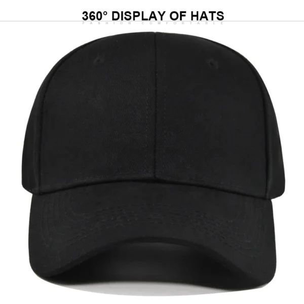 Solid Cotton Six-Panel Baseball Cap