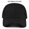 Solid Cotton Six-Panel Baseball Cap