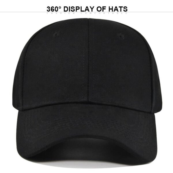 Solid Cotton Six-Panel Baseball Cap