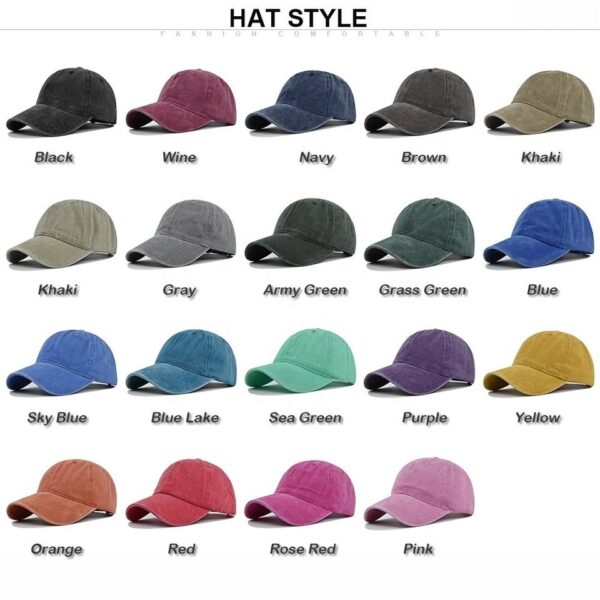 Washed Vintage Six-Panel Baseball Cap