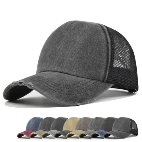 H6ddf2f7170a24637b5644741702fb4dbo.webp 5-Panel Mesh Trucker Cap