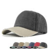 H6e85971cdfa24019873047c541ed9217I.jpg_960x960q80.jpg Color-Block Washed Five-Panel Cap