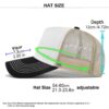 Breathable Five-Panel Mesh Trucker Cap