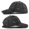 Distressed Washed Six-Panel Dad Cap