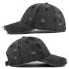 Distressed Washed Six-Panel Dad Cap