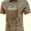 H761cf09fe3be4cb8840e3f9bd14d88feN.webp Men's Textured Short-Sleeve Polo Shirt