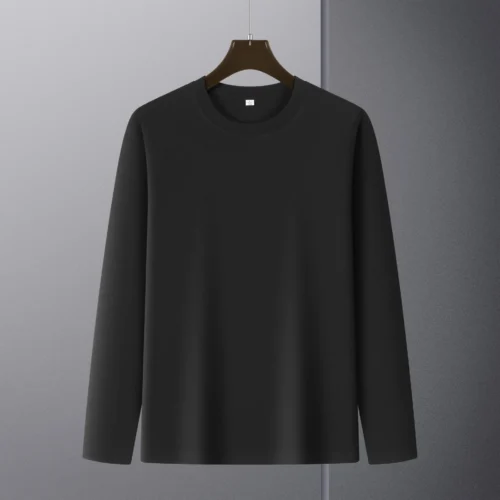 H7a7c6c8b8af74120a5bdd4f4d86dcf29s.webp Men's Cotton Crew-Neck Long-Sleeve T-Shirt