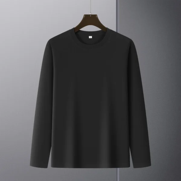 H7a7c6c8b8af74120a5bdd4f4d86dcf29s.webp Men's Cotton Crew-Neck Long-Sleeve T-Shirt