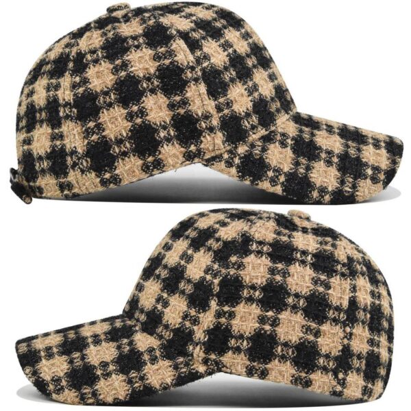 H8a532ad7aa144186862738994c9256480.jpg_960x960q80.jpg Houndstooth Tweed Baseball Cap