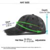 Distressed Washed Six-Panel Dad Cap