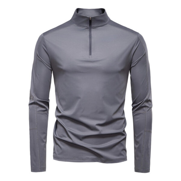 H92e7cb0cd30e43b2ae6675ac8de625c3s.jpg_960x960q80.jpg Men's Quick-Dry Half-Zip Long-Sleeve Top