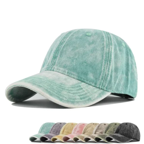 H950b7fe9272d47a789a60a86a0f31e0ax.webp Washed Denim Dad Cap