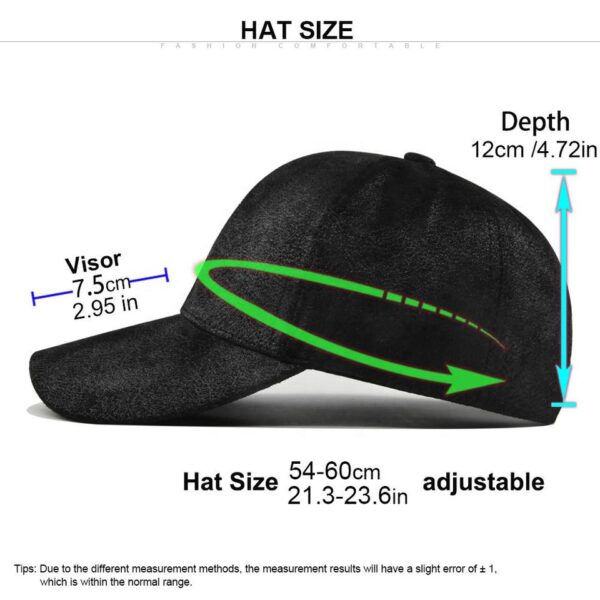 Faux Suede Duckbill Baseball Cap