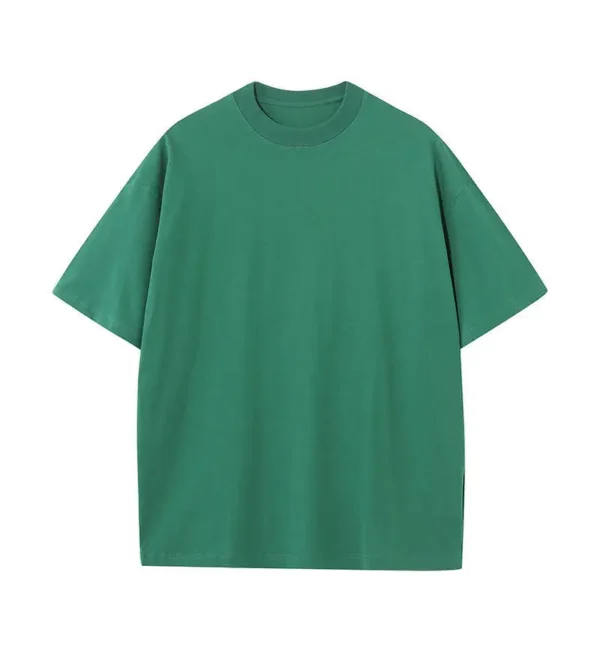 Men's Oversized Cotton Crew-Neck T-Shirt
