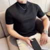 Men's Wrinkle-Resistant Cotton Crew-Neck T-Shirt