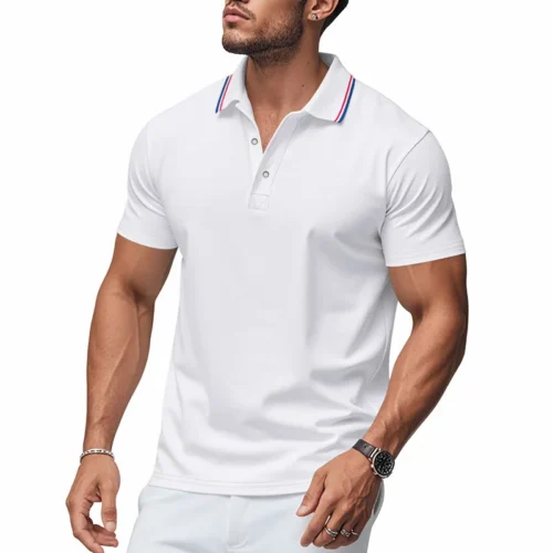 H9eca4be57a0a42fb8667067ef8004cd5T.webp Men's Quick-Dry Performance Polo Shirt