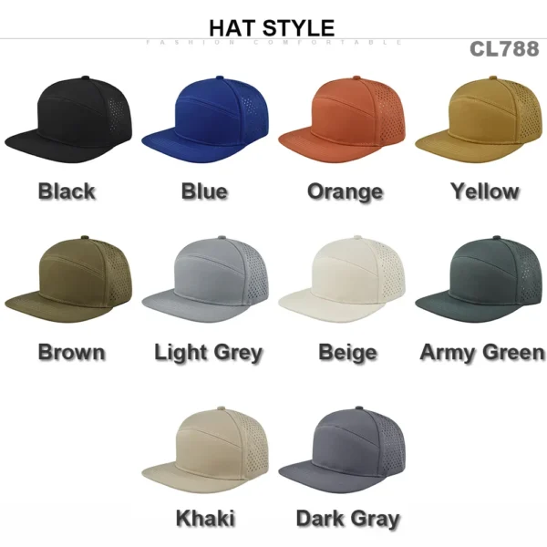 Ha1871e2ea3774e20b558c59a9616dc27t.webp Structured Six-Panel Mesh Snapback