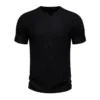 Ha3541edaaeaf4743a6fc911d794d9983F.webp Men's Knit V-Neck Casual T-Shirt