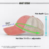 Distressed Ponytail Mesh Trucker Cap
