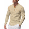 Hac5c8fc23f704295acfc9404c4112116h.jpg_960x960q80.jpg Men's Knit Mock-Neck Long-Sleeve T-Shirt