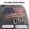 Vintage American Flag Washed Cap