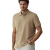 Men's Jacquard Casual Polo Shirt