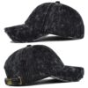 Acid-Wash Denim Dad Cap