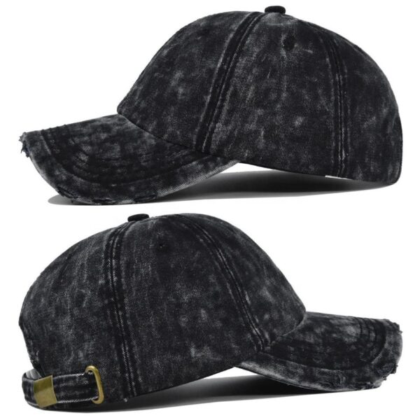 Acid-Wash Denim Dad Cap