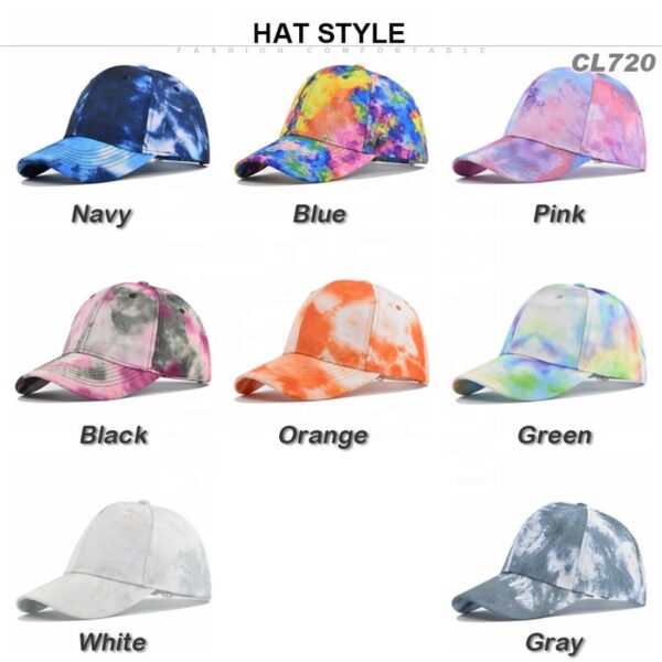 Tie-Dye Summer Baseball Cap
